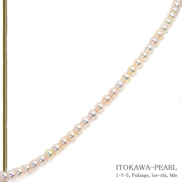 あこや真珠ベビーパールネックレス＜4.5～5mm＞シルバー N-13028