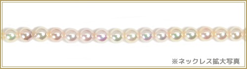 あこや真珠ベビーパールネックレス＜4.5～5mm＞シルバー N-13028