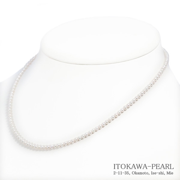 あこや真珠ベビーパールネックレス＜2.5～3mm＞アジャスター