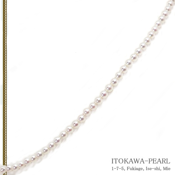 ̵Ĵ�� �����俿��٥ӡ��ѡ���ͥå��쥹��3.5��4mm�䥢���㥹������K18YG N-12956