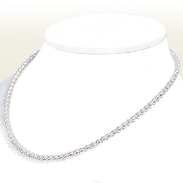 �����俿��٥ӡ��ѡ���ͥå��쥹��3.5��4mm�䥢���㥹������K18YG N-12554