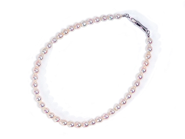 あこや真珠ブレスレット＜3～3.5mm＞差し込み式/シルバー（18cm）V