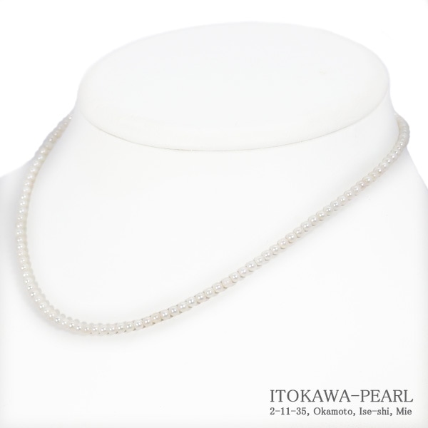 アコヤ真珠ベビーパール、トルマリンのネックレス アコヤ真珠ベビー