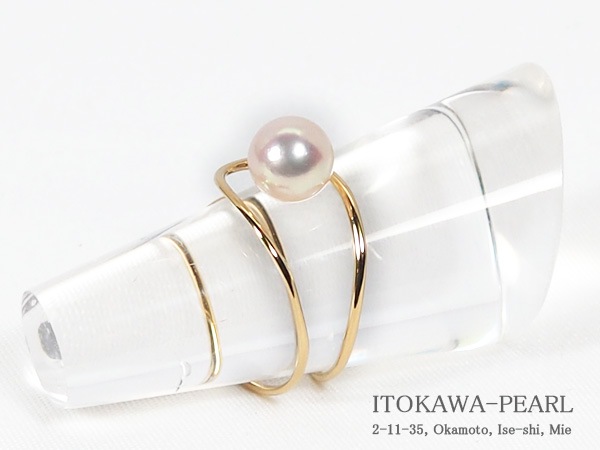 俿 ե󥰡6.8mmK18YG R-13845