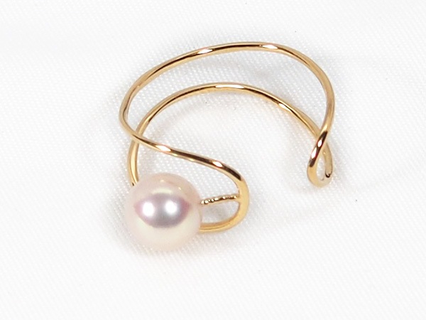 俿 ե󥰡6.8mmK18YG R-13845