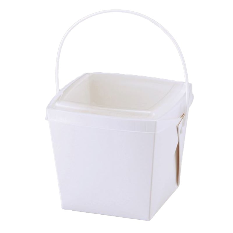 ランチボックス　TK125 ペールBOXセット（白無地）（20枚入）