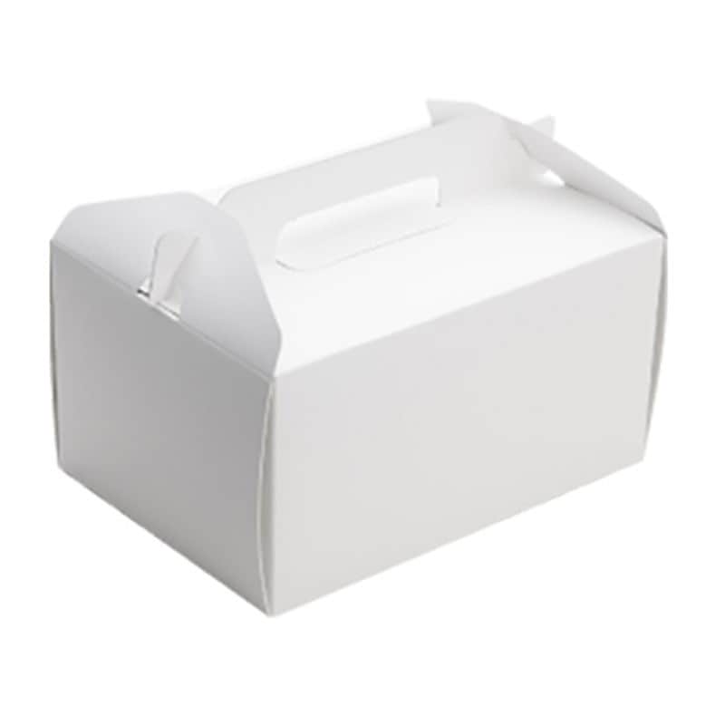 ケーキ箱 7×9 ホワイト 100枚 ケーキ箱 手提サービス箱（ホワイト） 5×7 （300枚入） | サービス箱