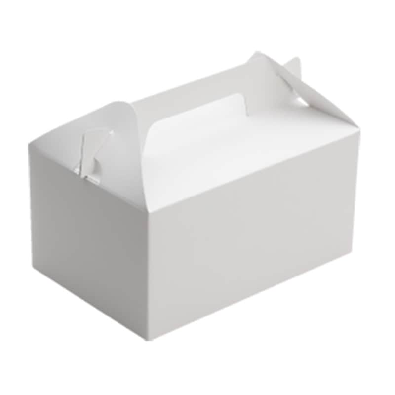 ケーキ箱　手提サービス箱（ホワイト） 4×6 （400枚入）