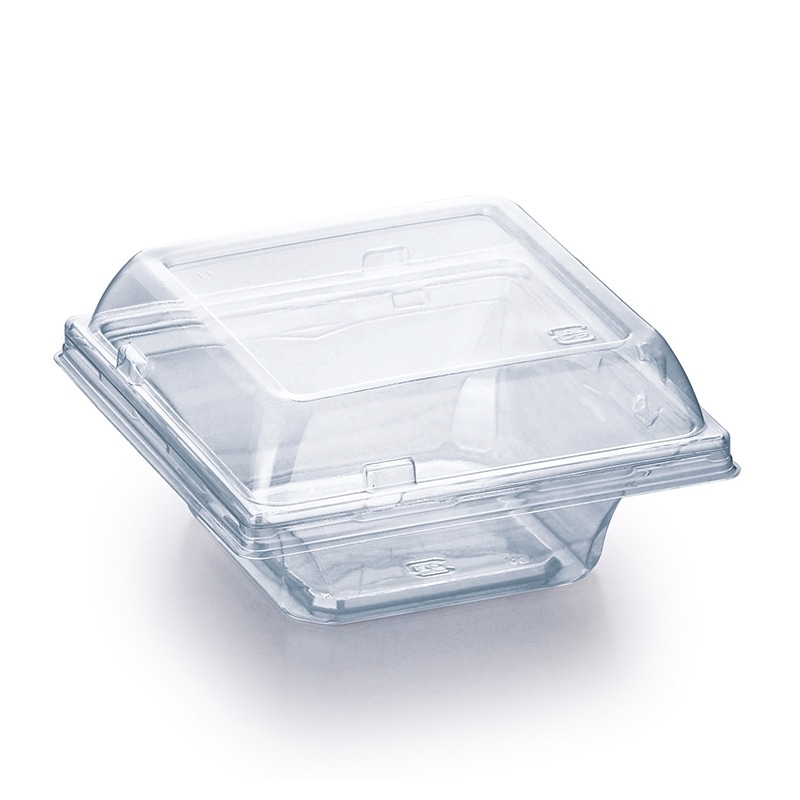IKガトーBOX 本体金・80Hプレート蓋（50枚入） | フタ付き容器 | 伊藤