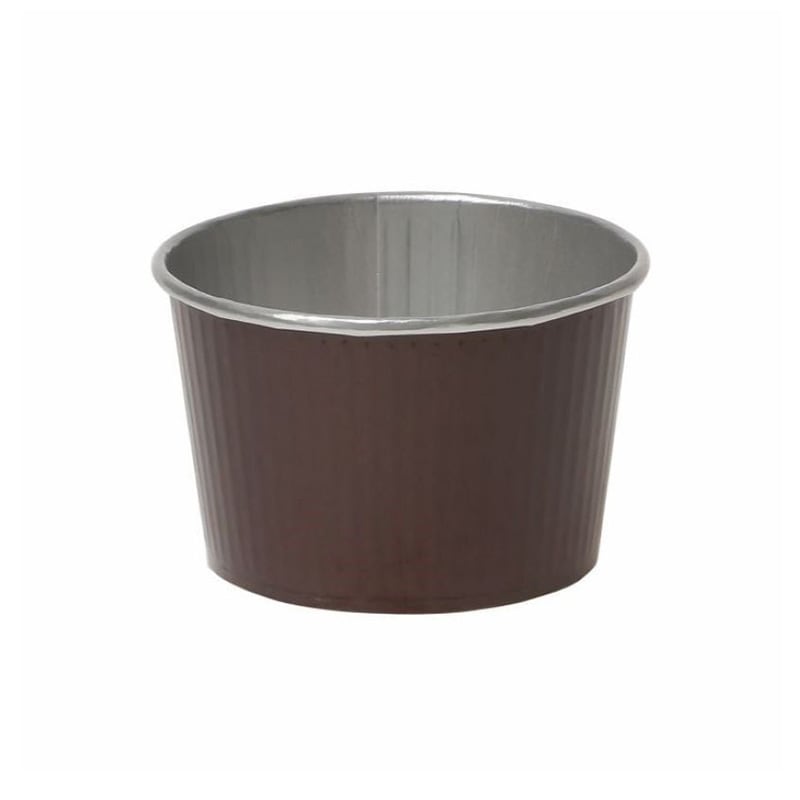 ベーキングカップ　ND-50FCL (38H) 焦茶 両面PET （100枚入）