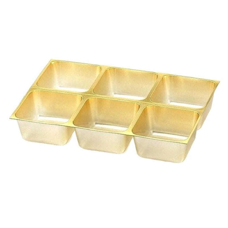 チョコレート 6ヶ ゴールド （10枚入/100枚入）
