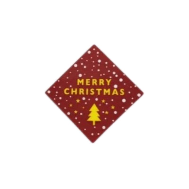 ケーキピック　クリスマススクエアMER～MAS 1551YX-51（20枚入）