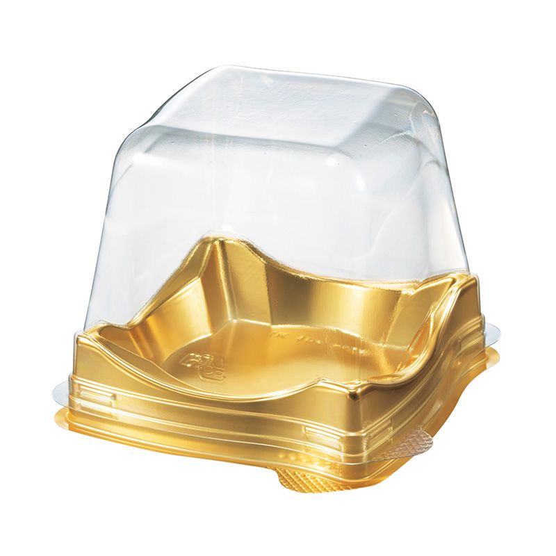 ケーキトレー IK110-SL 白 本体・プレート蓋セット（50枚入