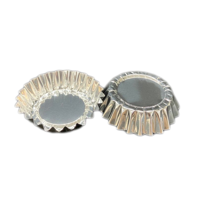 マドレーヌアルミ8号40μ銀（500枚入） | ベーキングシート、カップ