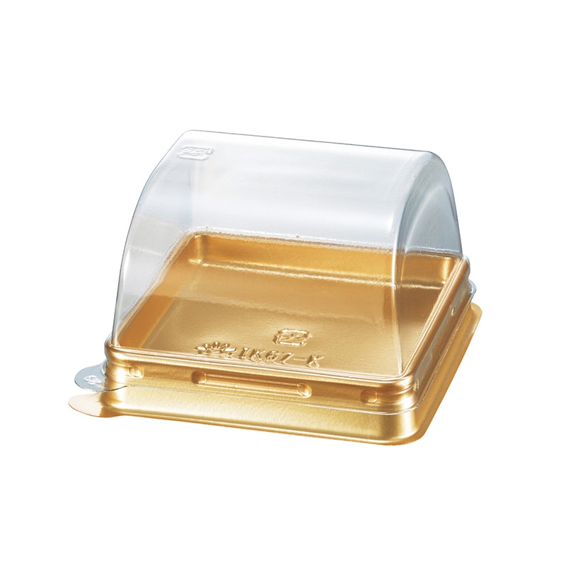 デザート容器　IK67Kトレー 本体・アーチ蓋セット（100枚入）