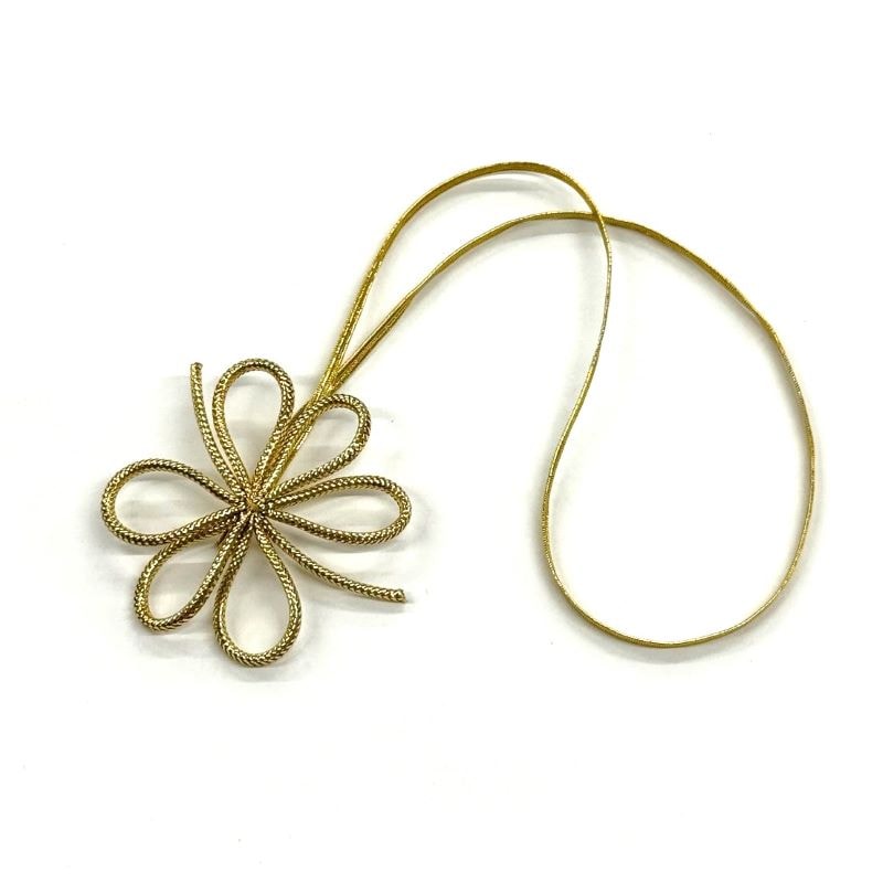 7458 ストレッチフラワーボウ ループ200mm ＃04（10本）