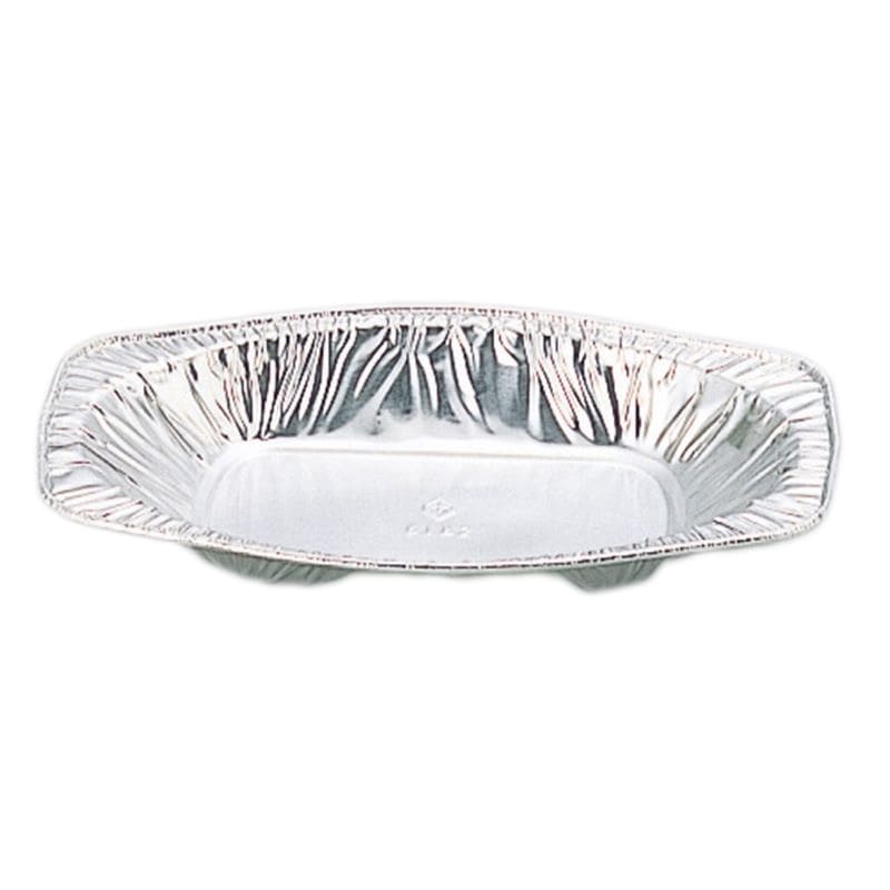 アルミ容器 ホイルコンテナー6182-8 楕円形ふち巻き 18㎝グラタン皿