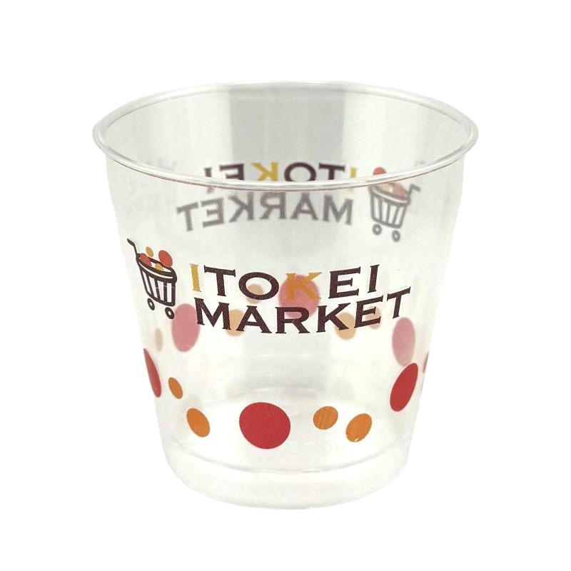 デザートカップ IK74-180 トワール PS オリジナル印刷（5000個） | 丸