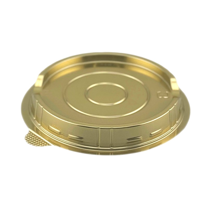 3号ケーキトレー IK116φ－75Ｈ本体 ゴールド（50枚入）