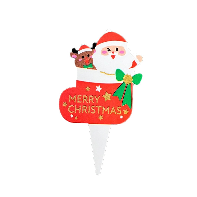 ケーキピック　サンタブーツ 1561YX-61 （20枚入）