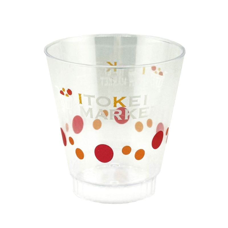 デザートカップ IK71φ160 ルチアPP高透明PM オリジナル印刷（9000個）