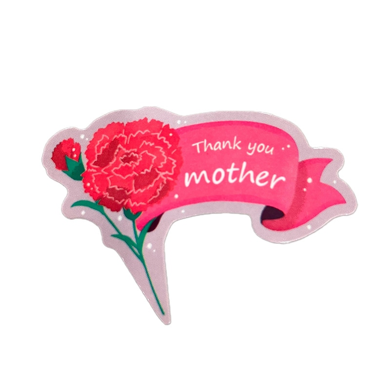 ケーキピック YM-11 母の日カーネーション(20枚)