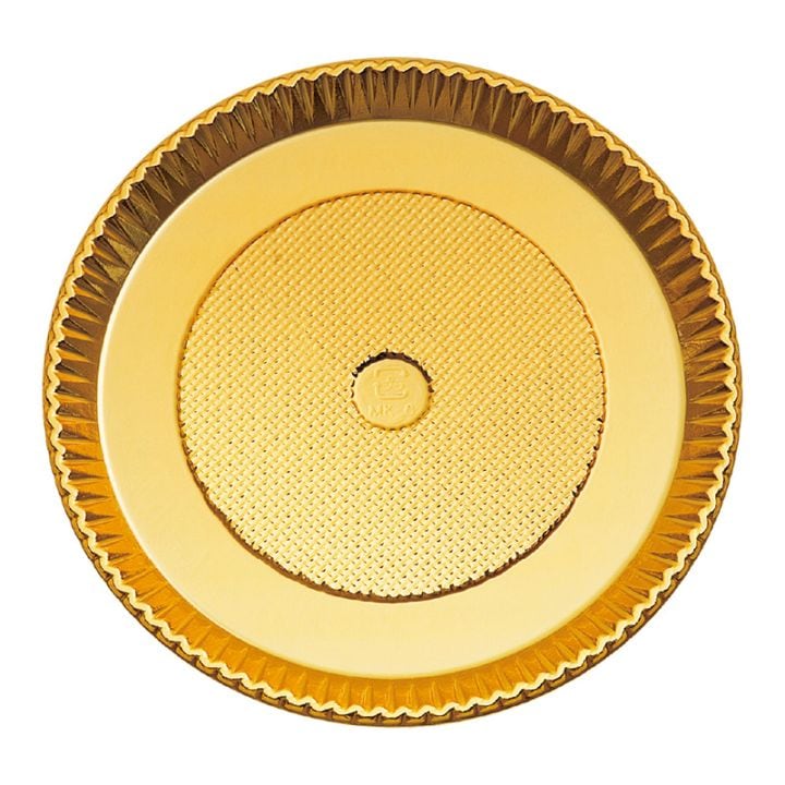 ホールケーキ用　ゴールドトレー各種 送料無料】フラワーゴールドトレー 5号 400個【人気のホール