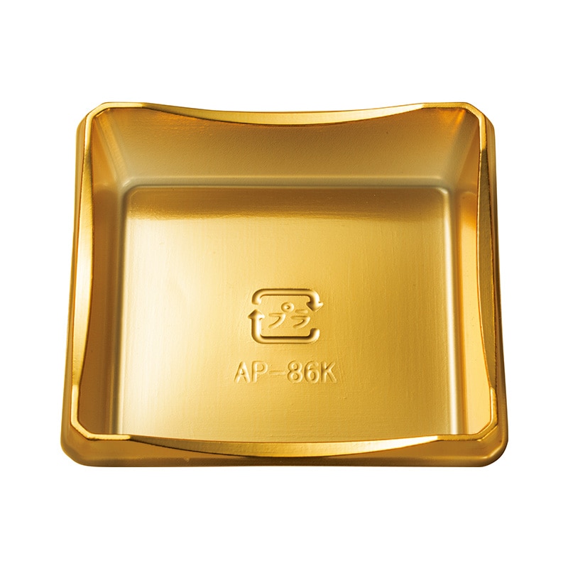 ケーキトレー AP-86K ゴールド (100枚入)