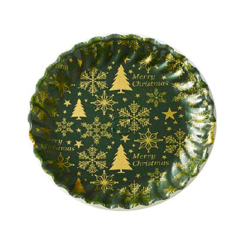 ケーキトレー CCS-2M クリスマスグリーン（100枚入）