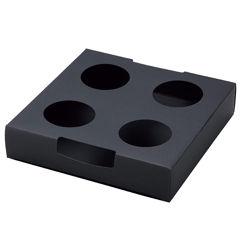 カップ4個用 中枠 黒 (50枚入)