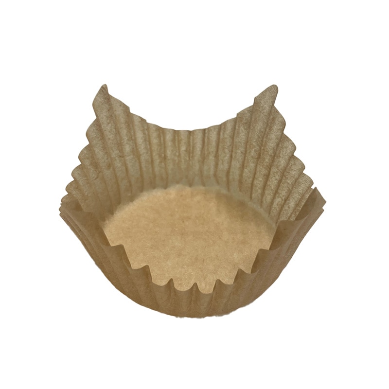 ケーキ敷き紙 未晒両面シリコン65φスクエア (600枚入)