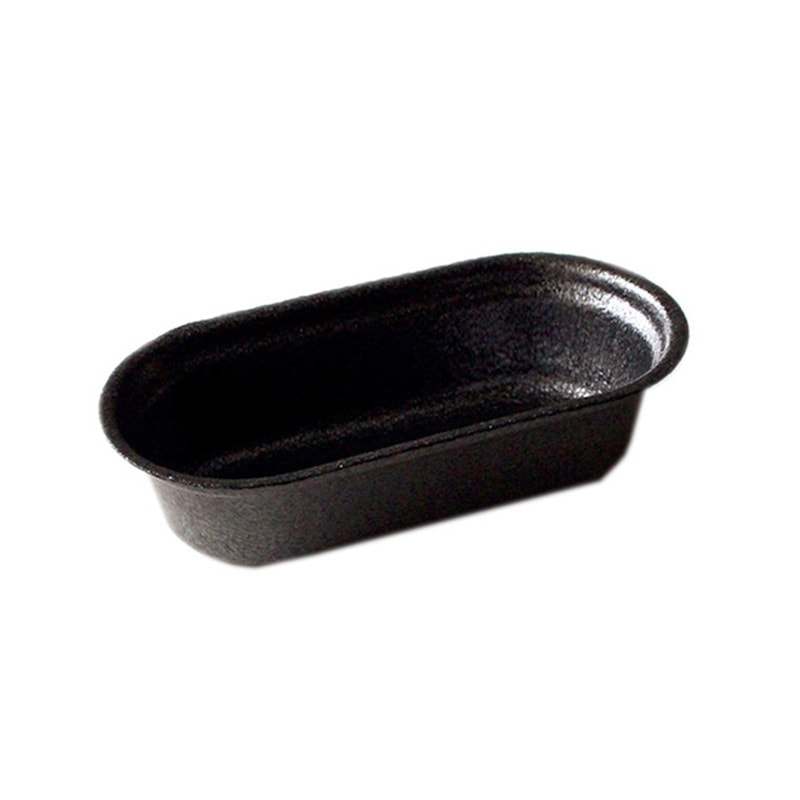 ベーキングトレー EM-オーバル 85 ブラック (100枚)