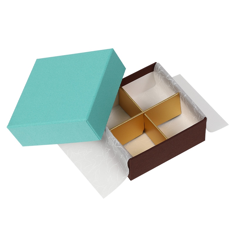 フェザーケース ブルー 4仕切（1個/5個入）