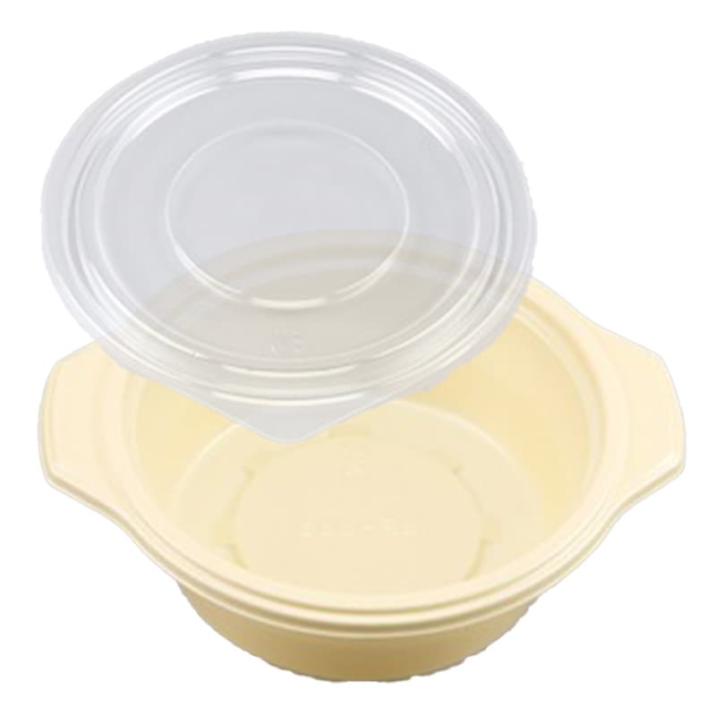 鍋型容器 BF-385 本体ゴールド・平篏合蓋セット (900枚入)