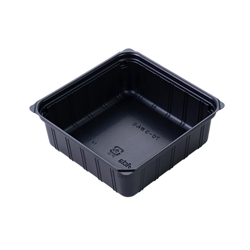 中仕切りカップ 70-3嵌合 黒 (100枚入)