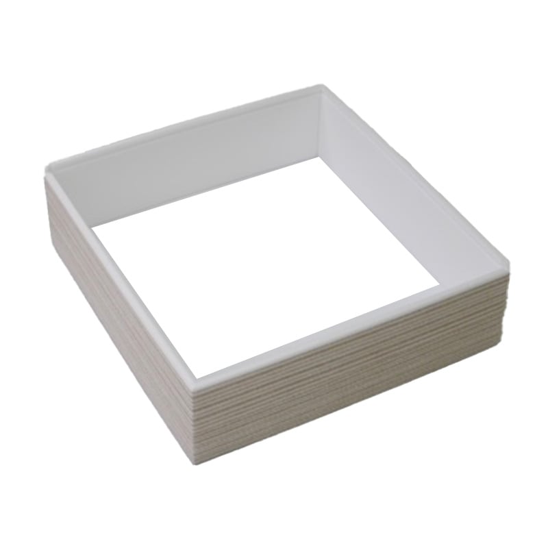 高級弁当容器 ワン折重70(60)白杉縁 (200枚入)