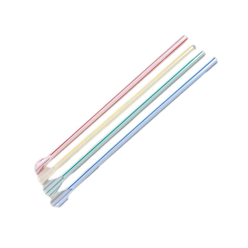 シバセ スプーンストロー ストライプ 裸海外 (500本入)