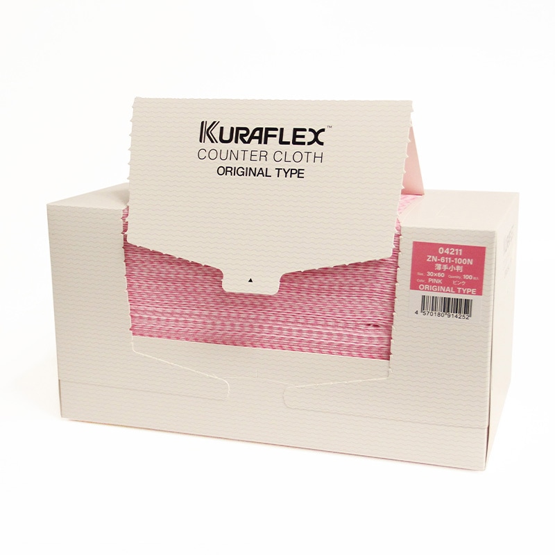 カウンタークロス ZN-611-100N ピンク 薄手(100枚入）