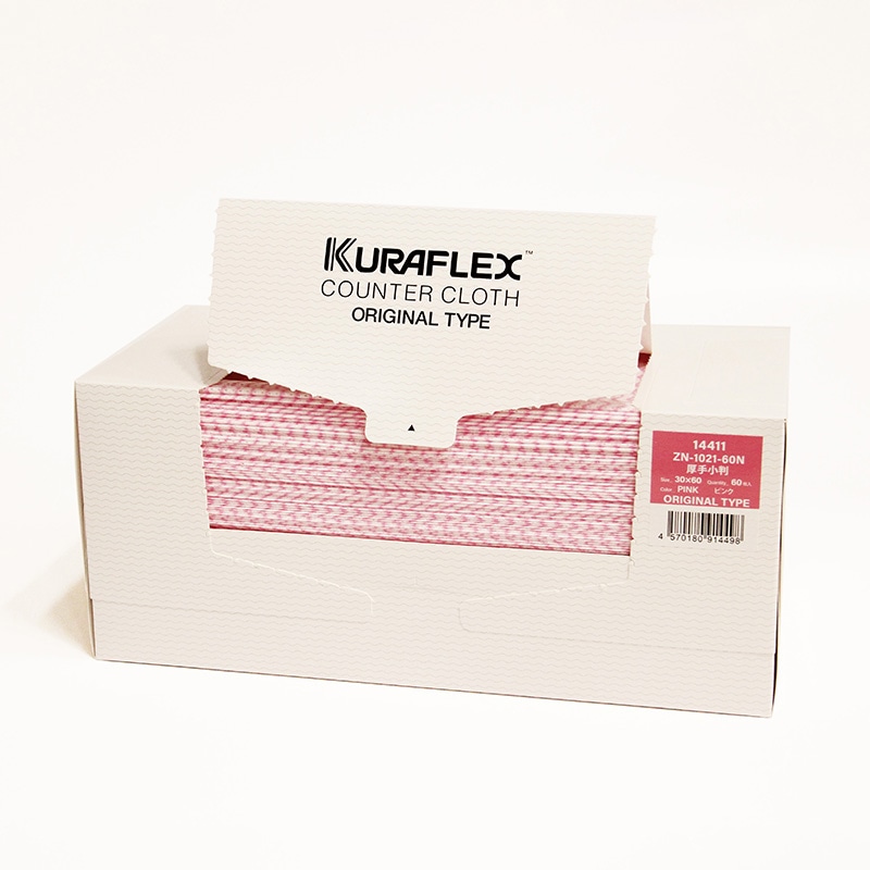 カウンタークロス ZN-1021-60 ピンク 厚手(60枚入)