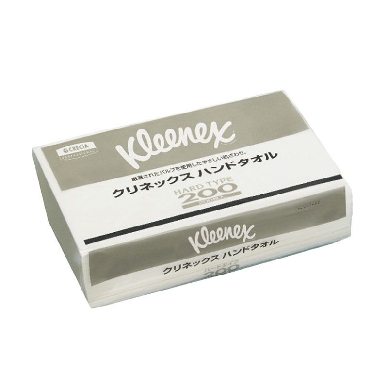 クリネックス ハンドタオル ハードタイプ 200（200枚入）