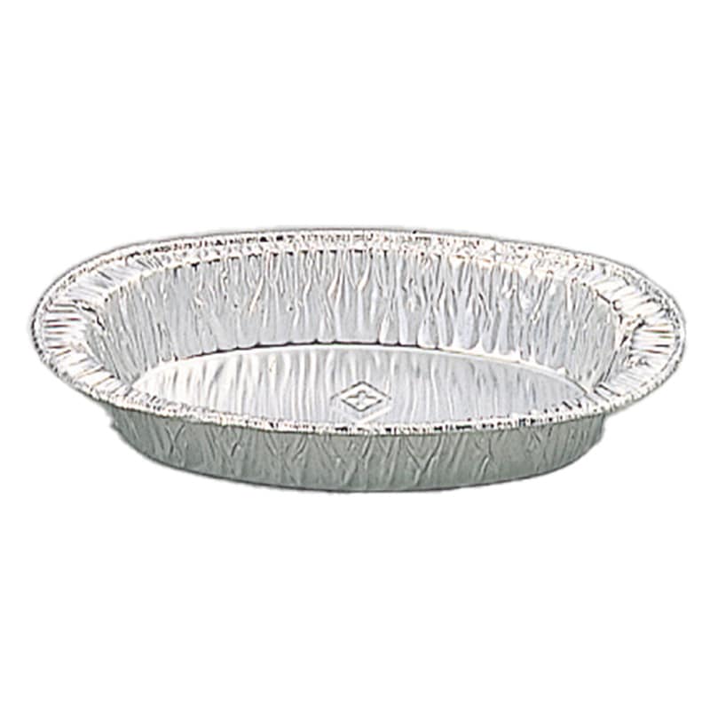 アルミ容器 ホイルコンテナー6154 楕円形ふち巻き 15㎝グラタン皿 (2000枚入)