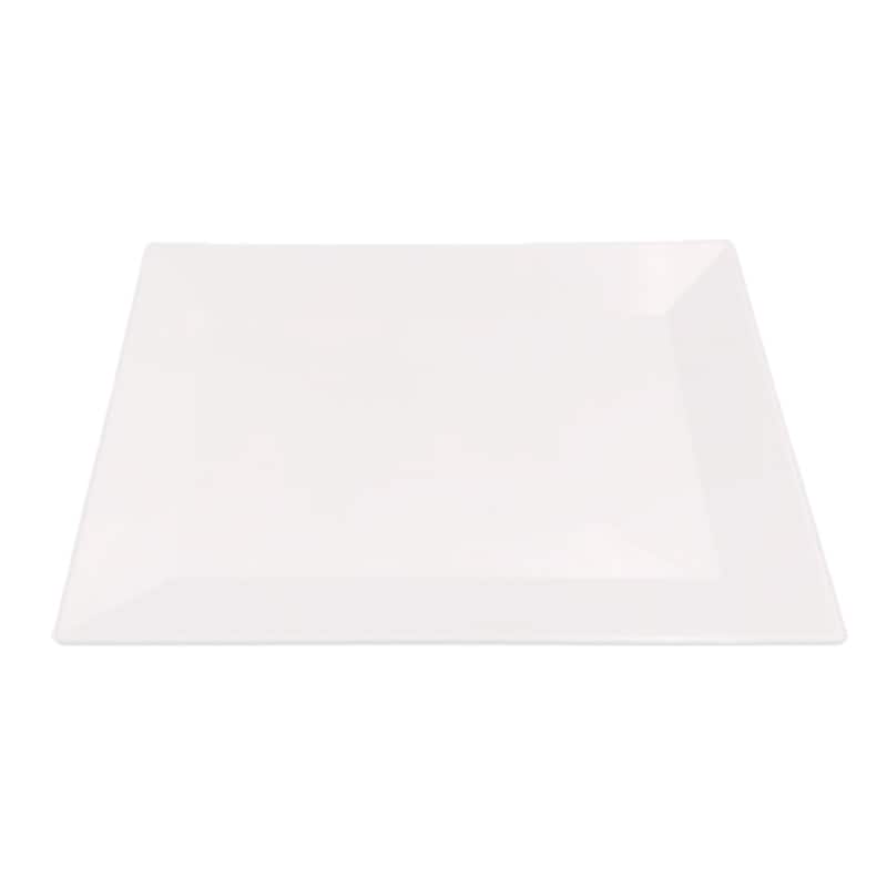 ニシキ 角皿(大) 白磁 (10枚入)