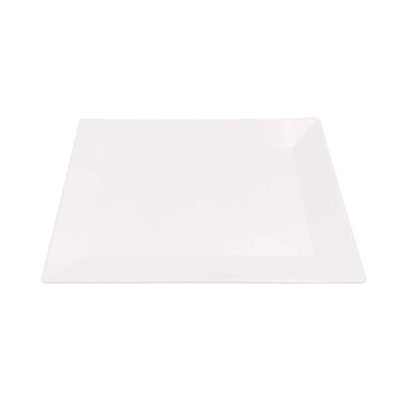 ニシキ 角皿(中) 白磁  (10枚入)