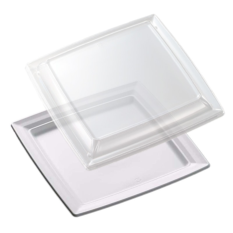 惣菜容器 CT沙楽 KS30-30 W身本体・防曇蓋セット（20枚入）