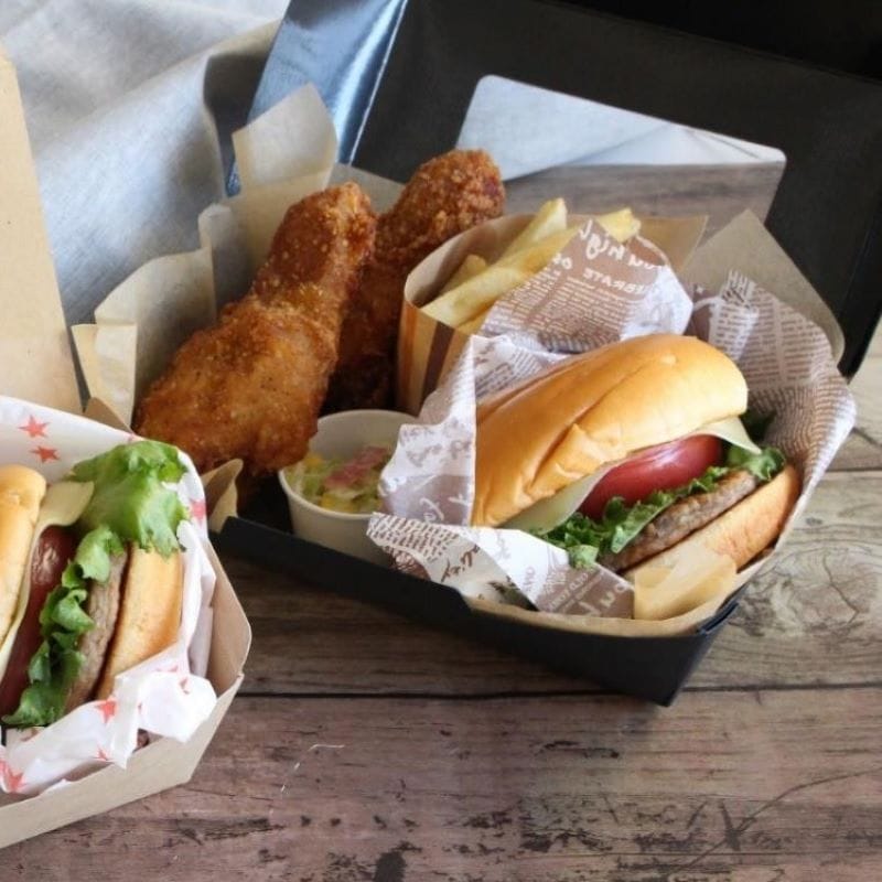 テイクボックス100 F PUB 窓付 クラフト（500枚入） | ベーカリー