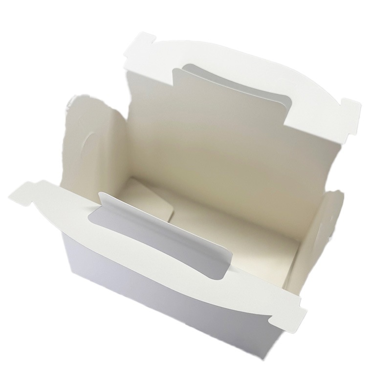 ケーキ箱 洋菓子サービス箱 洋T（ホワイト）6 （50枚入） | サービス箱