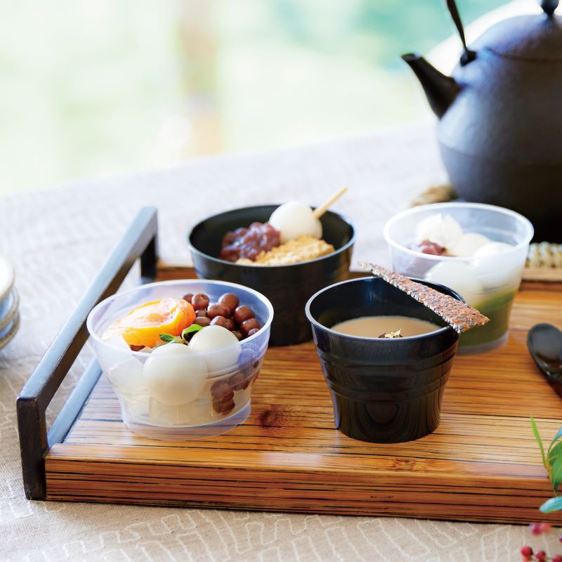 和風カップ IK88φ180 小波 PP 高透明 （30個/900個入） | 和風カップ