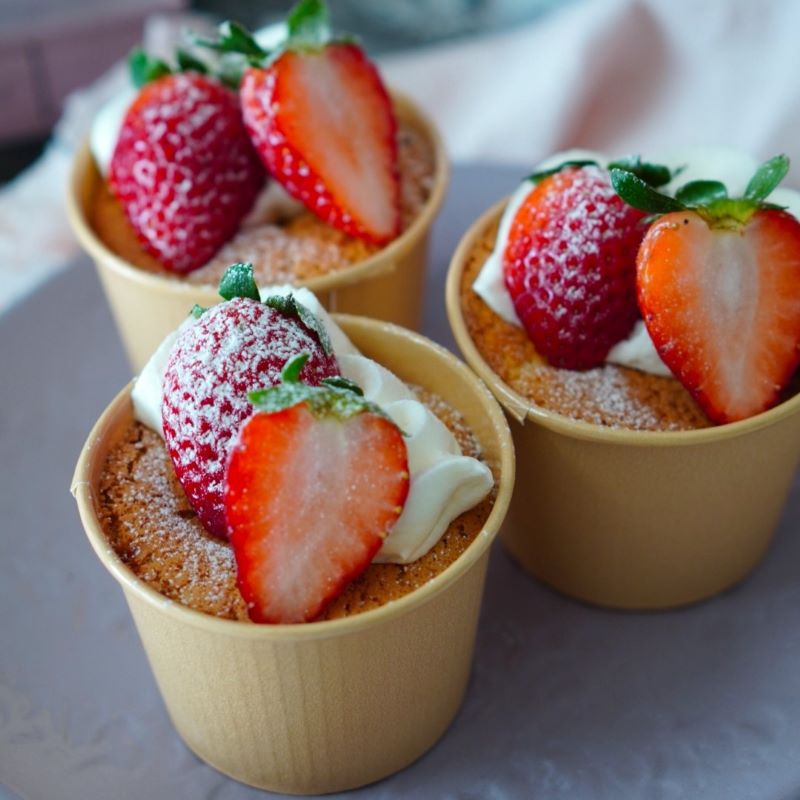 ベーキングカップ ND-55FCL (53H) 片面PET クラフト柄 （100枚/2000枚