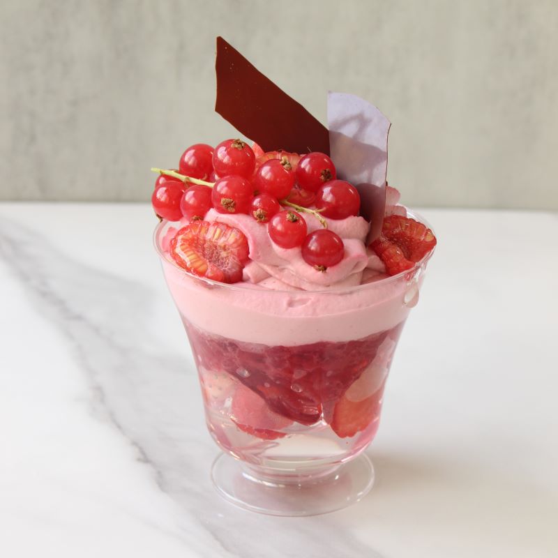 デザートカップ IK80φ190ブルームPS （18個/720個入） | 足付きカップ