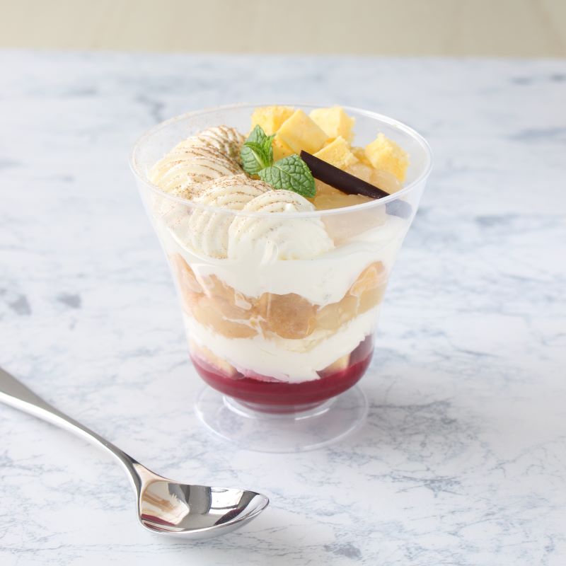 デザートカップ IK80φ190ブルーム PP （20個/800個入） | プリンカップ